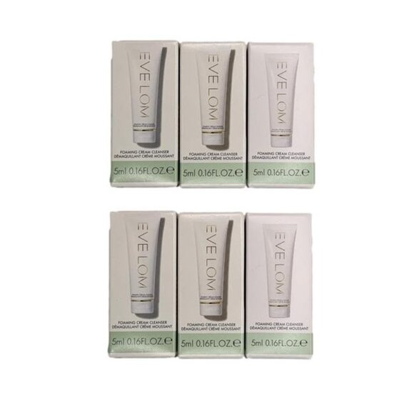 EVE LOM Other - Eve Lom 6 Piece Foaming Cream Cleanser 5 ml .16 fl oz Each Travel Size